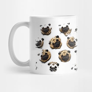 Pug pattern Mug